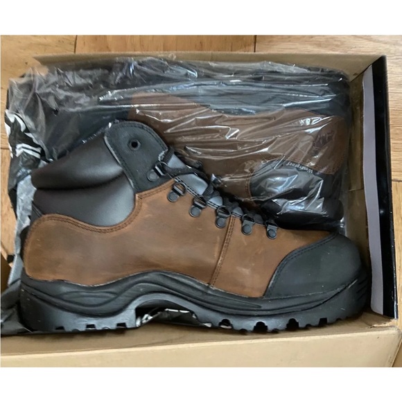 Mack Ranger Lace-Up Safety Rocky Brown Boots Size US 13 AUS/UK 12 EU 46 - Picture 4 of 7